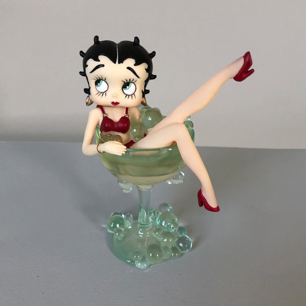 Betty Boop in a Champagne Glass Figurine